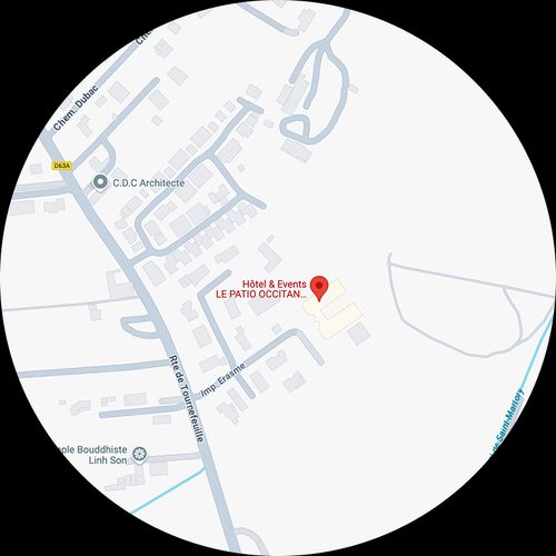 Map to the Manoir du Prince